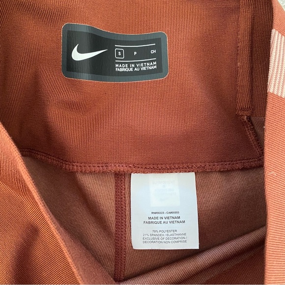 Nike Tech Pack Running Crop Tights Compression Leggings Pueblo Brown - Picture 13 of 13